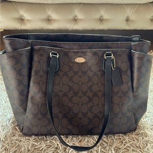 Coach Carryall signature canvas bag